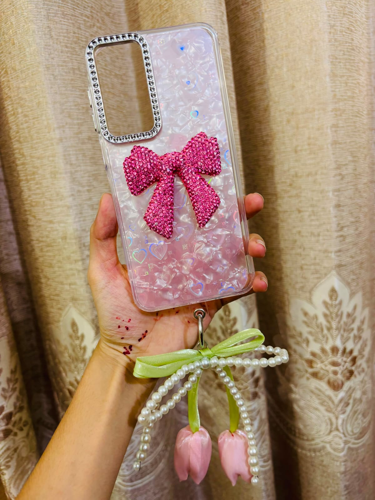 Pink Cover + Tulip Charms